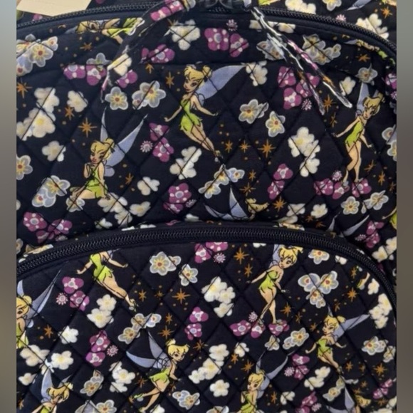 Vera Bradley Women's Disney Essential Large Backpack Tinkerbell’s Flight NWT - Picture 4 of 4
